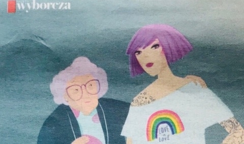 GW z wyborczą akcją LGBT: "Dość szczucia na moją wnuczkę". Wybranowski ripostuje