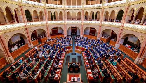 Posiedzenie węgierskiego parlamentu