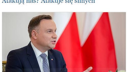 Na stronie Prezydenta RP pojawił się wywiad Andrzeja Dudy dla Tygodnika Solidarność