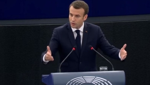 Zbigniew Kuźmiuk: Wystąpienie prezydenta Macrona w PE nie wypadło zbyt okazale