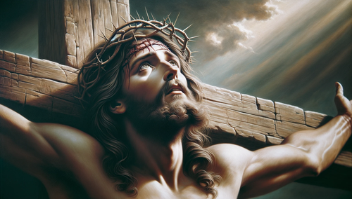 Jezus na krzyżu/grafika poglądowa