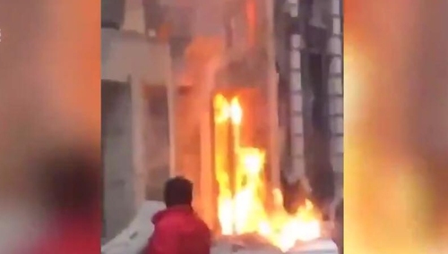 [video] Ogromny wybuch w Paryżu. Są ranni