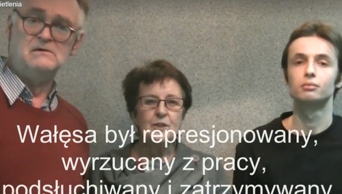 [Video] Żenujący film KOD-u: Wałęsa ryzykował życiem, był represjonowany i internowany.  Nie Kaczyński