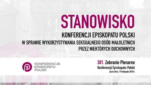 Stanowisko KEP w sprawie wykorzystywania seksualnego osób małoletnich przez niektórych duchownych