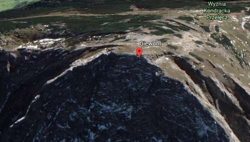 [video] Google Earth. Gdzie się podział krzyż na Giewoncie?