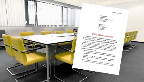 Protestujący pracownicy Solino domagają się realizacji swoich postulatów