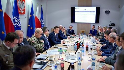 Spotkanie Prezydenta Andrzeja Dudy z przedstawicielami przemysłu zbrojeniowego i nauki