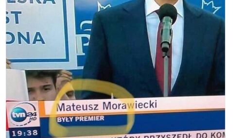 To wpadka, czy celowe zagranie? TVN nazywa Morawieckiego "byłym premierem"