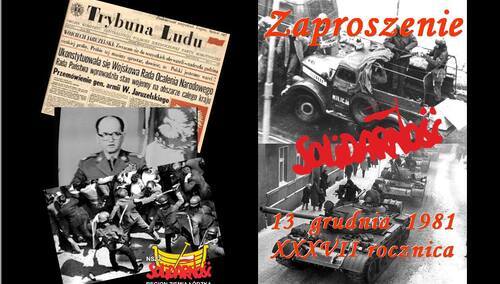 Obchody rocznicy stanu wojennego w Łodzi