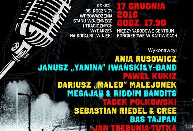 Pamiętamy - koncert z okazji 35. rocznicy wprowadzenia stanu wojennego