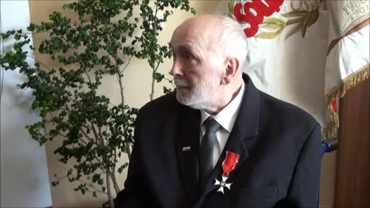 Krzyż Kawalerski Orderu Odrodzenia Polski dla Stefana Kubowicza - wybitnego działacza NSZZ "S"