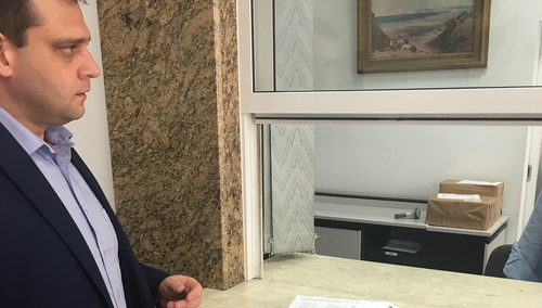 M. Ossowski, red. nacz. Tygodnika Solidarność złożył petycję w sprawie Alfiego w kancelarii prezydenta