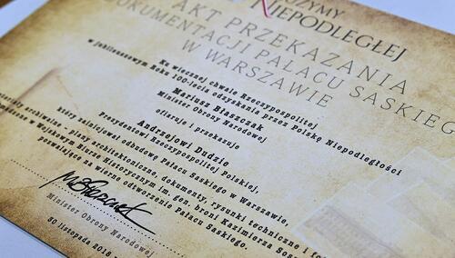 Pierwszy krok ku odbudowie Pałacu Saskiego wykonany