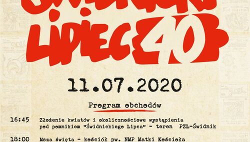 40. Rocznica Świdnickiego Lipca. Obchody