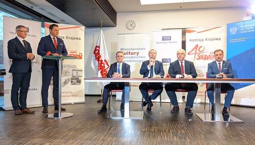 [video] Uroczystość podpisania listu intencyjnego dot. organizacji koncertu na 40-lecie powstania "S"