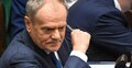 Premier Donald Tusk na sali obrad Sejmu