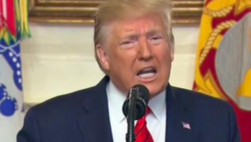 "Każdy kto chce za nim podążać powinien zobaczyć jak umarł. Zginął jak tchórz". Trump o zabiciu lidera IS