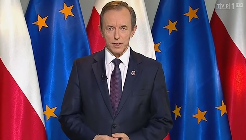 Dziś wieczorem Grodzki wygłosi orędzie w TVP i Polskim Radiu