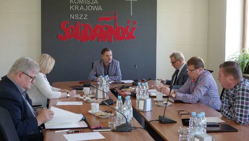 Posiedzenie Prezydium Komisji Krajowej NSZZ "Solidarność"