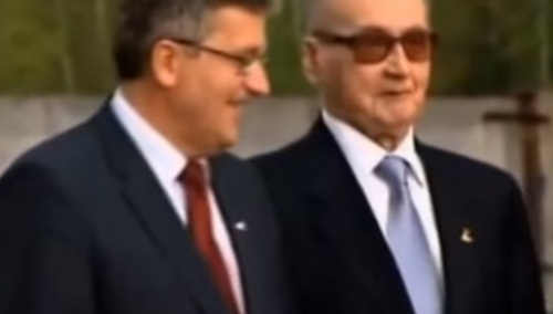 [video] Mało znane nagranie. Komorowski z Jaruzelskim w Smoleńsku