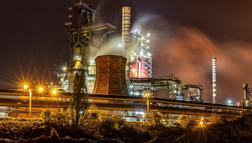 Fabryka w Duisburgu. Niemcy