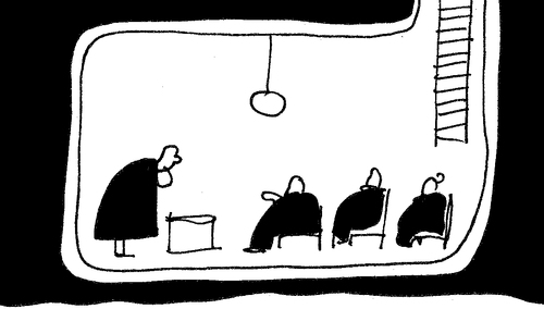 [Kliknij aby zobaczyć całość] Nowy rysunek Krysztopy: "Uchwalimy taką uchwałę, że..."