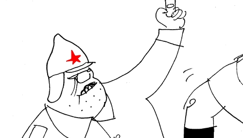 [Kliknij aby zobaczyć całość] Nowy rysunek Krysztopy: "Duchy postępowej Warszaffki"