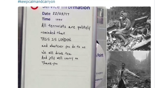 Angielska reakcja na atak w Londynie. Keep Calm czy czarny humor?