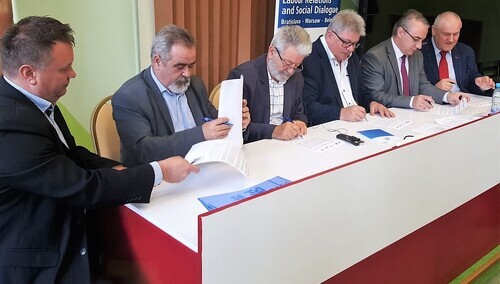 Szczyt związkowej grupy wyszehradzkiej w Warszawie: Za rewizją dyrektywy o pracownikach delegowanych