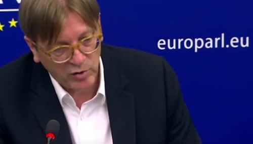 Mijają 24 godziny od Marszu, a Verhofstadt nic o "nazistach". Jakaś refleksja?