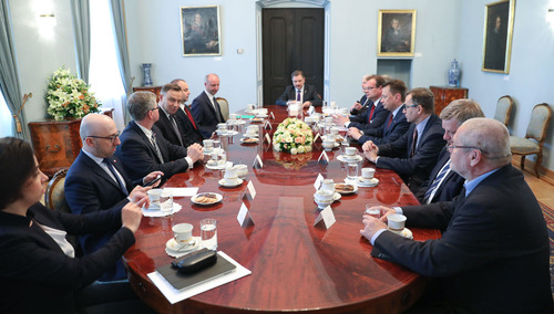 Spotkanie u Prezydenta ws. Ustawy Degradacyjnej z udziałem Przewodniczącego Dudy i ministra Błaszczaka