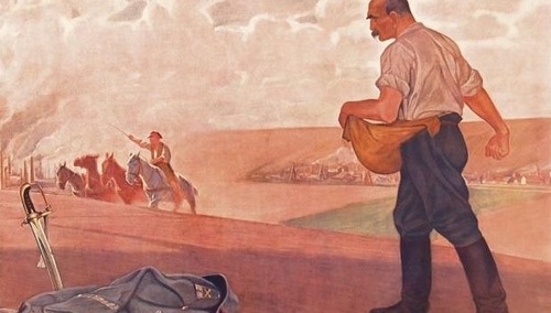 Józef Piłsudski jako siewca" - Józef "Świrysz" Ryszkiewicz