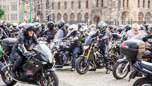[Nasza Fotorelacja] XI Parada Motocyklowa "Solidarności" w Poznaniu