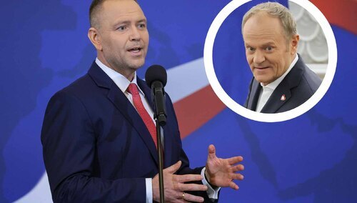 Karol Nawrocki i Donald Tusk