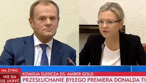 Trwa przesłuchanie Donalda Tuska przed Sejmową Komisją Śledczą ds. Amber Gold