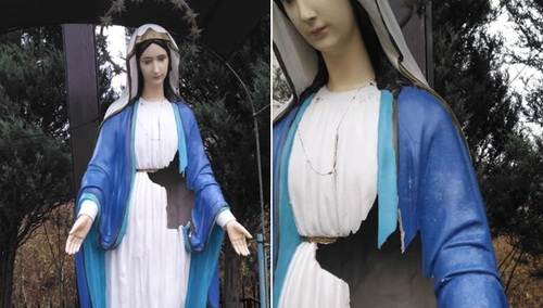 W Warszawie zniszczono figurę Matki Boskiej. Ordo Iuris oferuje pomoc prawną