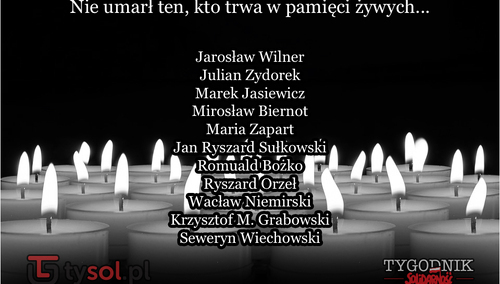 Ludzie Solidarności, którzy odeszli w minionym roku