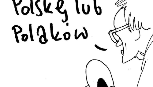 [Kliknij aby zobaczyć całość] Rysunek Krysztopy: Za parę grossy...