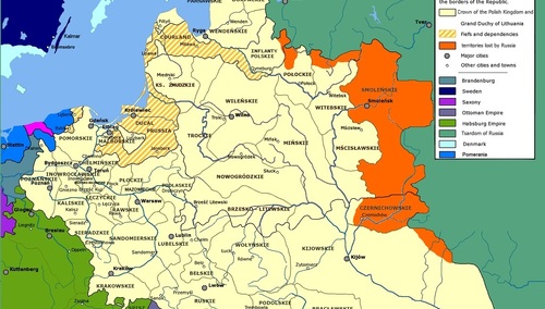 "Polacy marzyli o dominacji". Moskiewski korespondent BBC publikuje screen z rosyjskiej tv z mapką I RP