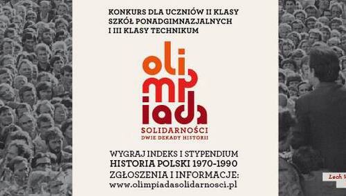 Wygraj indeks i stypendium! IV edycja Olimpiady Solidarności.