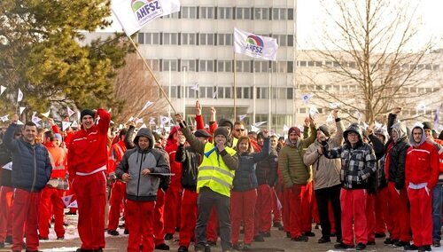 Potężny strajk w węgierskiej fabryce Audi!