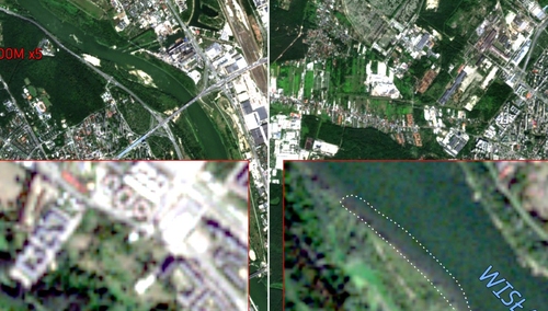 Specjalista geomatyk opublikował zobrazowania satelitarne zrzutu ścieków do Wisły