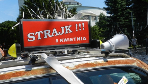 Będzie blokada Warszawy? Taksówkarze zaprotestują przeciwko nielegalnym przewozom osób