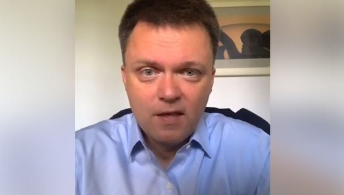 [video] "Teraz będzie krzyk". Hołownia opowiada o poparciu PO w II turze wyborów