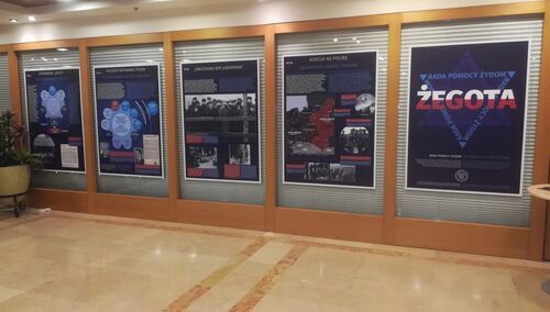 Wystawa IPN-u o Żegocie została wystawiona w Jerozolimie