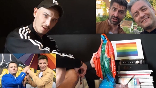 [video] Biedroń, Rabiej i malowanie figury Maryi w klipie przeciwko polskiej homofobii