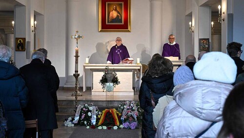 Uroczystość pogrzebowa Bożeny Dykiel