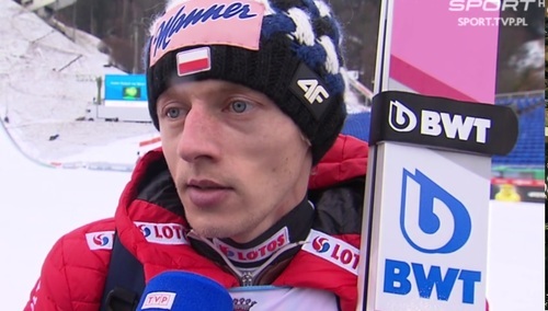 Noworoczne podium Dawida Kubackiego