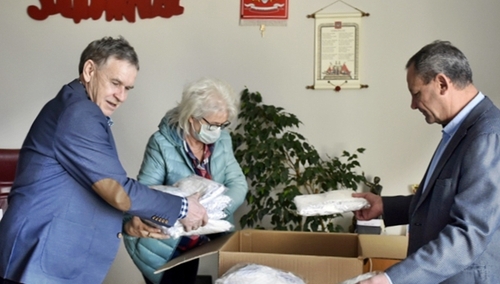 Kolejne 2200 maseczek od częstochowskiej "Solidarności"