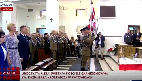 [Video] Uroczysta Msza Św. z udziałem Prezydenta i Premiera w Katowicach